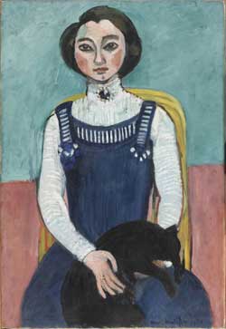 Henri Matisse, Marguerite la jeune fille au chat noir  