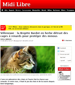 Poursuivi par la justice pour avoir délivré un chat d'un piège