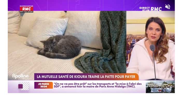 RMC vole au secours d'une aide-soignante et de son chat blessé