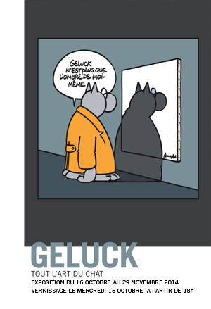 Le Chat de Geluck s’expose  à la Galerie Huberty-Breyne 