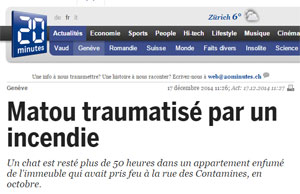 L'article du 20 Minutes de Genéve