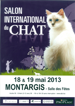 Salon du chat de Montargis 2013 le 18 et 19 mai