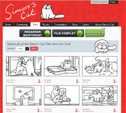 Le site Simon’s cat