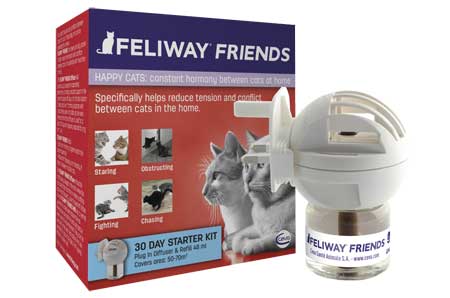 Réussir la cohabitation entre chats hostiles : La solution « Feliway Friends ». 