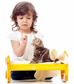  Les enfants et l’arrivée d‘un chat à la maison. 