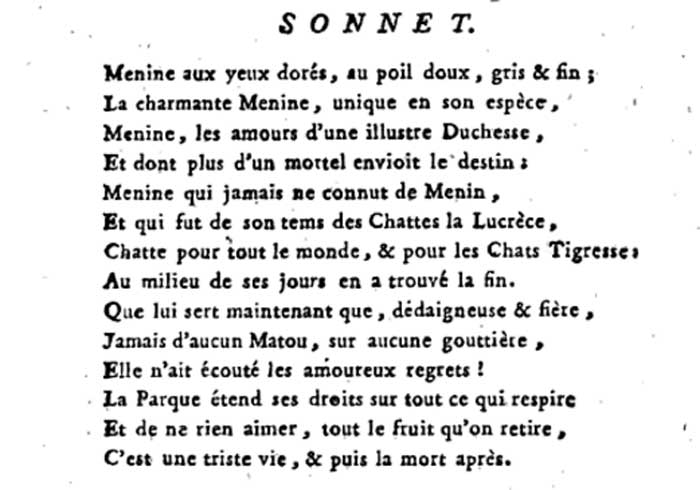 Sonnet à Menine... Décryptage... 