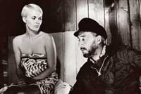 Romain Gary et sa femme Jean Seberg.